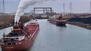 James L Oberstar on the Rouge River  Detroit Michigan 2023 [upl. by Ajssatsan]