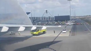 Прибуття літака Ан225 в місто Перт АвстраліяArriving aircraft An225 quotMriyaquot in Perth Australia [upl. by Rotciv]