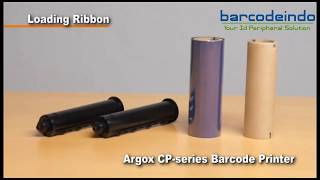 Cara Pasang Ribbon dan Label Printer Argox CP Series [upl. by Handel181]