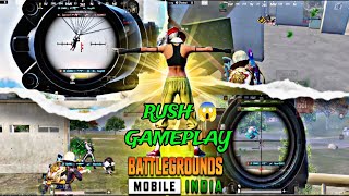 MY NEW RUSH  GAMEPLAY GOD LEVEL M24 1V8 CONQUEROR LOBBY 😱 MY SMART PHONE📱 REDMIK50 bgmi [upl. by Soloman]