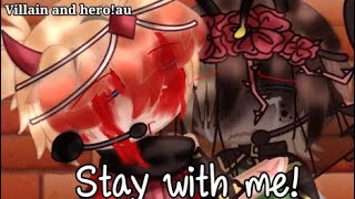 Stay with me Meme Villain and HeroAu •VillainBench trio angst• read description [upl. by Henryk]