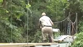 DIY Suspension Bridge using the Cable Locking System  How It Works [upl. by Ynafets]