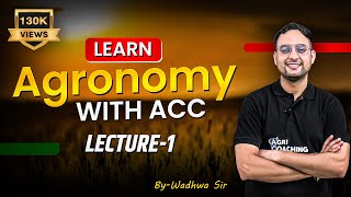 FREE CLASSES Agronomy1 Bilingual I Classification of CropsI  Agri Coaching Chandigarh [upl. by Melentha]