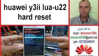 huawei y3ii luau22 hard reset [upl. by Aramoy]