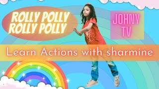 rolly polly nursery poem  roly poly  roly poly roly poly up up up nursery poem  nursery rhymes [upl. by Tiraj]