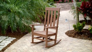 POLYWOOD® Prescott Porch Rocking Chair  R170 [upl. by Curhan]