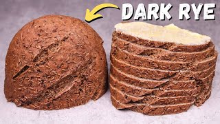 How to Make a Dark Rye Bread with White Rye Flour  Its Dense amp Hearty [upl. by Sllew]