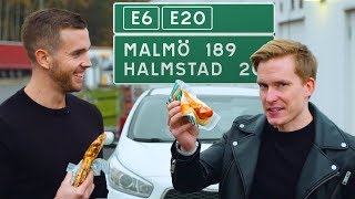 Kan vi äta på ALLA vägkrogar mellan Göteborg amp Malmö [upl. by Nnylirak]