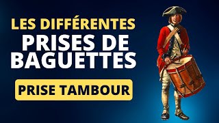 Cours de batterie pour débutant comment tenir ses baguettes  la Prise Traditionnelle 44 [upl. by Fuhrman]