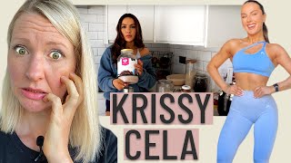 Dietitian Reviews Krissy Celas Diet WOW thats a LOT of supplements [upl. by Enenaej]