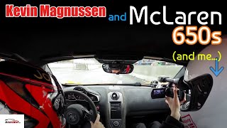 McLaren 650S  Haas F1 driver Kevin Magnussen  FUN D [upl. by Orhtej]