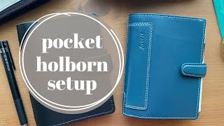 Filofax Pocket Holborn Setup [upl. by Magnusson]