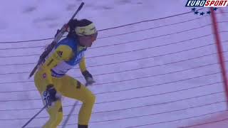 LINN PERSSON 8 st Place Women Sprint Oberhof 2018 [upl. by Polad]