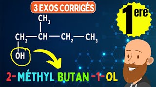 Nomenclature des alcools  3 niveaux de difficulté  première physique chimie [upl. by Aticilef]