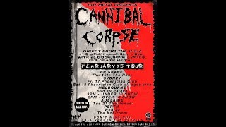 Cannibal Corpse  The Venue Adelaide Australia Feb 21 1995 [upl. by Enerehs]