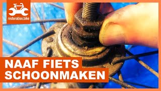 Naaf fiets schoonmaken [upl. by Lativa470]