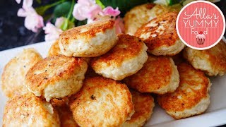 Russian Meatballs Recipe Chicken Tefteli  Куриные тефтели [upl. by Yellas170]