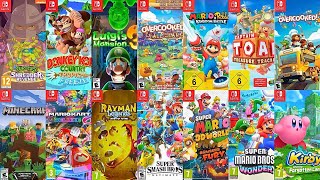 Top 50 Best Couch Coop Games For Switch Split Screen Switch Games [upl. by Anrol14]