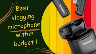 Best Vlogging mic in budget  GRENARO J11 Wireless Microphone [upl. by Kelsy]