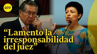 Martha Moyano indica que Alberto Fujimori espera que sus derechos no sean vulnerados [upl. by Eldreeda299]