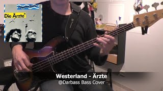 Die Ärzte Westerland  Bass Cover 🎧 with bass tabs [upl. by Anatol901]