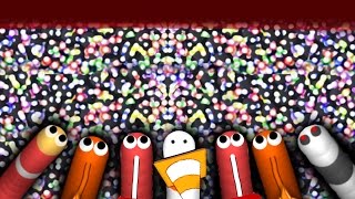 WORLD RECORD MASS SLITHERIO SERVER  Slitherio Gameplay  Hacking Slitherio Hack  Mods [upl. by Alimaj]