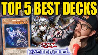 TOP 5 BEST DECKS IN MASTER DUEL 2024 [upl. by Frayne552]