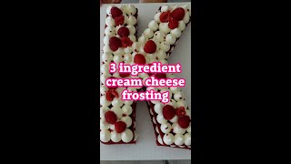 Nonrunny pipeable and quick cream cheese frosting [upl. by Belinda]