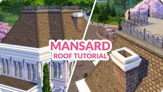 Sims 4 Building Tutorial  Roofing Mansard Roof with Dormer [upl. by Dlorej480]