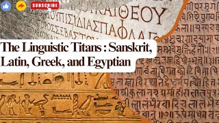 Beyond the Cradle of Civilization The Global Impact of Sanskrit Latin Greek and Egyptian india [upl. by Remlap194]