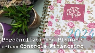 Personalização do Planner Meu Plano Perfeito  Criação de Controle Financeiro MiniBullet Journal [upl. by Batruk]