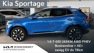 Kia Sportage 16 TGDI 265KM 6AT AWD PHEV wersja BusinessLine z pakietem Drive Wise Plus  4K [upl. by Jarib]