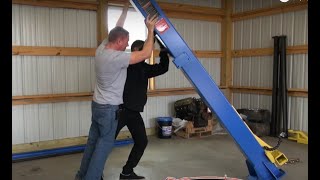 Short  How to Install a 2 Post Car Lift [upl. by Fransen]