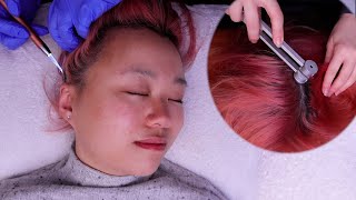 ASMR Detailed Scalp Check Sensory Testing amp Head Massage [upl. by Terbecki181]