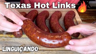 Como Fazer Linguiça Texana Apimentada Texas Hot Links [upl. by Haran]