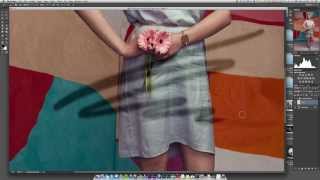 Retouching Wrinkled Fabric in Photoshop [upl. by Nazay]