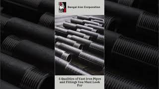 4 Qualities of Cast Iron Pipes and Fittings You Must Look For [upl. by Anel]