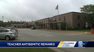 Brookfield teacher accused of making antisemitic gesture and remark in class [upl. by Lienet]