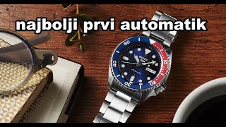 Najbolji Prvi Automatik Sat Seiko 5 sport SRPD recenzija [upl. by Aikaz156]