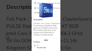 Arrêtez dacheter sur leboncoin  hardware leboncoin pc [upl. by Fiester596]