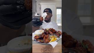 Honey Lemon Pepper Wings  How To Make Hot Honey Wings onestopchop [upl. by Skiest519]