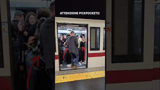 🔴 ATTENZIONE PICKPOCKETS ATTENZIONE LADRI 😱 Be careful at Roma Termini Station Pickpocket Viral [upl. by Rafaj319]