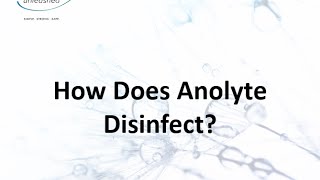 How Does Anolyte Disinfect [upl. by Aynos]