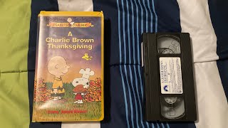 Closing To A Charlie Brown Thanksgiving 1996 VHS Thanksgiving Special [upl. by Ellenwad]