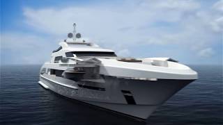 SEMIRIGIDEFR Heesen Yachts lancement dun 65 mètres en 2013 [upl. by Aneev496]