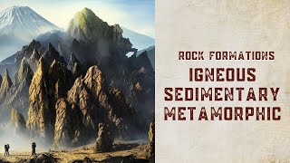 Rock Formations Igneous Metamorphic and Sedimentary Rocks [upl. by Naesar]