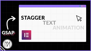 Detailed Version Stagger Text Animation in Elementor using GSAP  Tutorial 2024 [upl. by Steen]