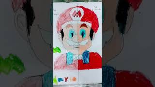 Mario drawingart skecthbook artdrawing supermario supermariobros nintendo mario [upl. by Arenahs]