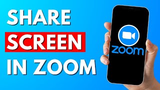 How To Share Screen In Zoom Meetings On Android  2024 [upl. by Croft]