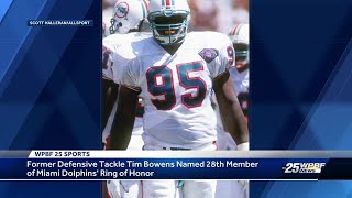 Tim Bowens selected to Miami Dolphins Ring of Honor [upl. by Ellsworth]